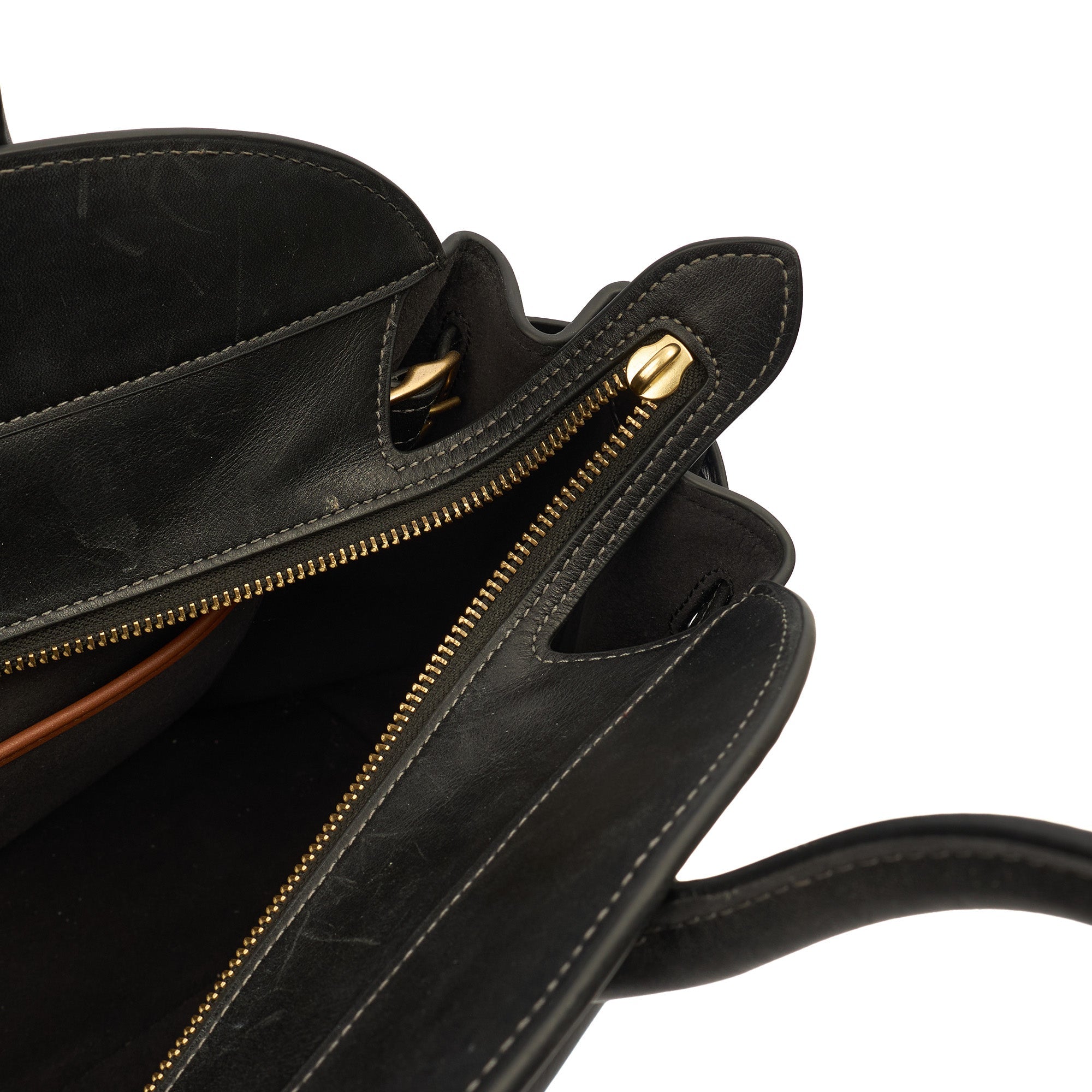 Coach Tote Soft Empire Carryall Bag 48 in Black, Leather — Alternate View 16