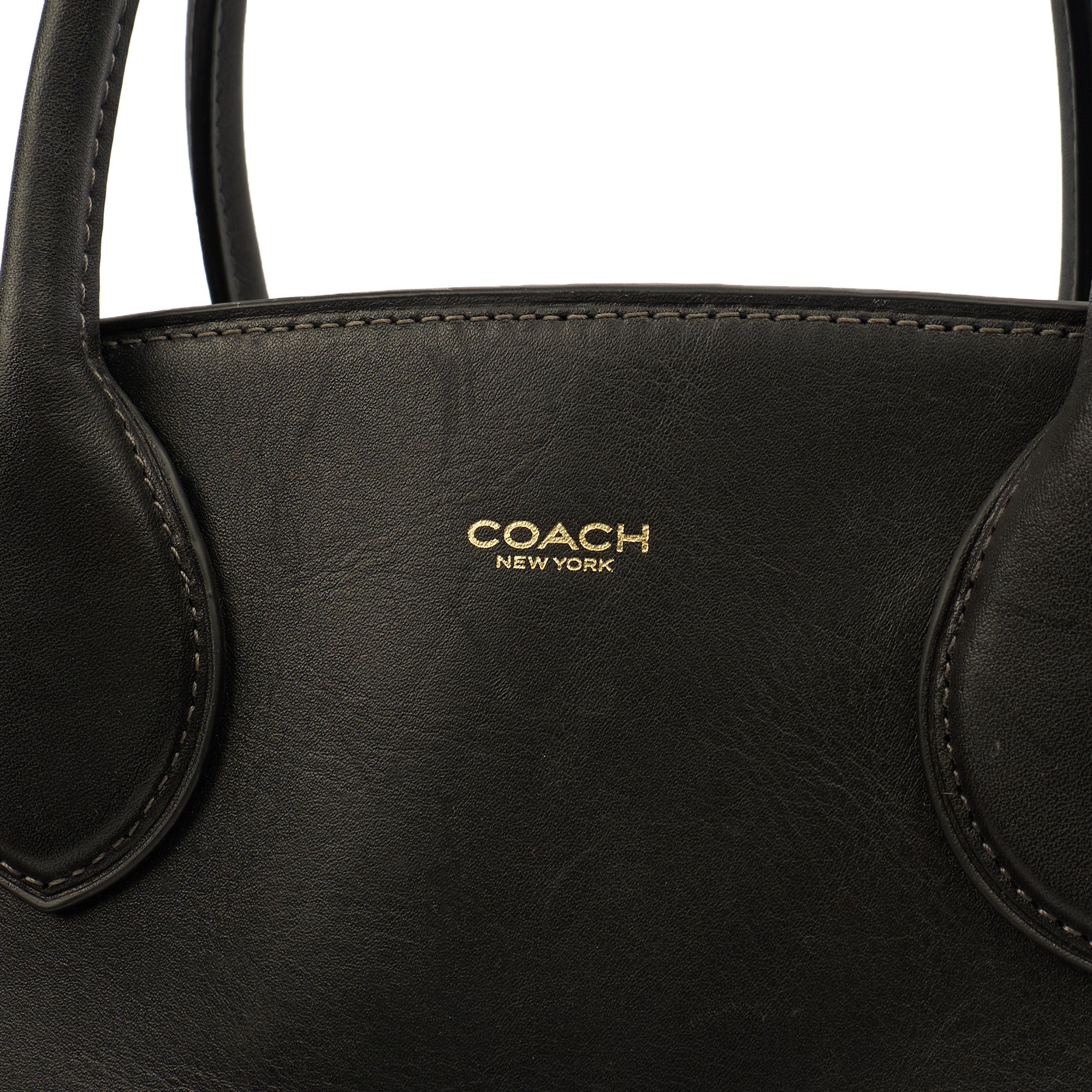 Coach Tote Soft Empire Carryall Bag 48 in Black, Leather — Alternate View 10