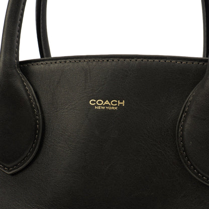 Coach Tote Soft Empire Carryall Bag 48 in Black, Leather — Alternate View 10