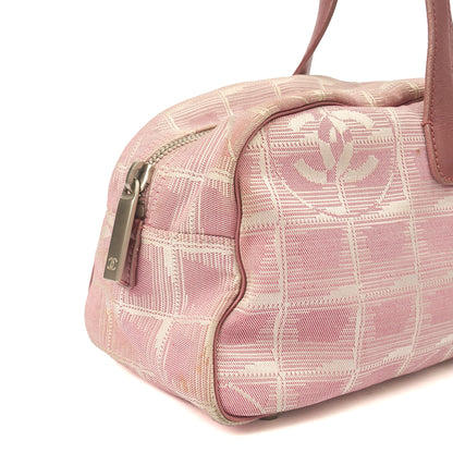 Chanel Tote Ligne Cambon Bowler in Pink, Canvas — Alternate View 10