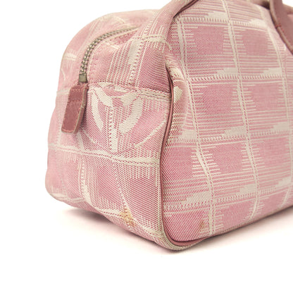 Chanel Tote Ligne Cambon Bowler in Pink, Canvas — Alternate View 9