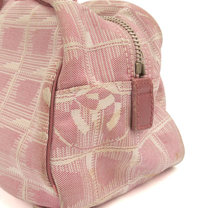 Chanel Tote Ligne Cambon Bowler in Pink, Canvas — Alternate View 11