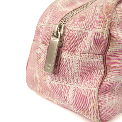 Chanel Tote Ligne Cambon Bowler in Pink, Canvas — Alternate View 7