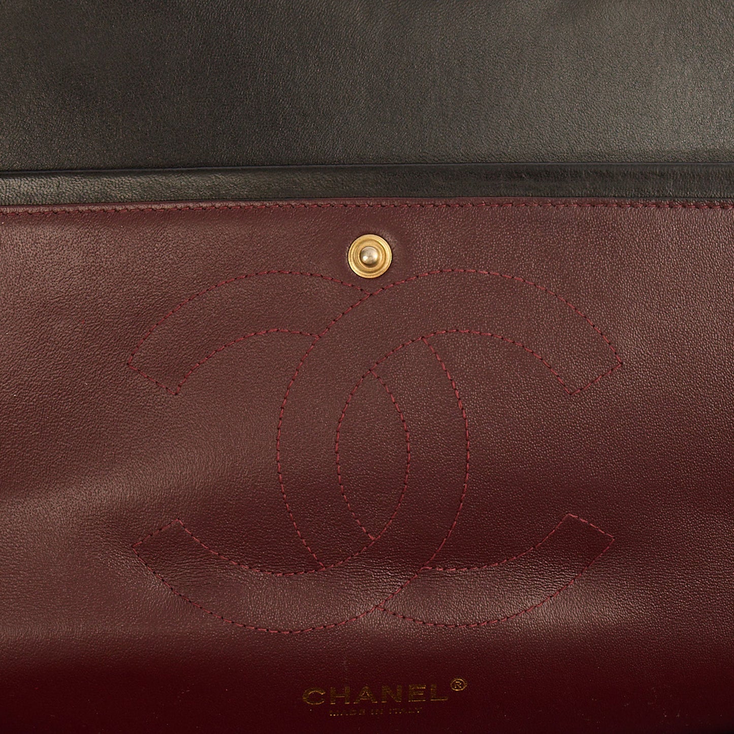 Chanel Shoulder Bag Classic Double Flap - Large in Black, Lambskin Leather — Alternate View 10