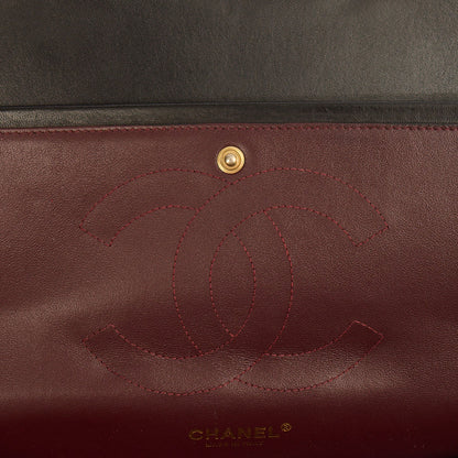 Chanel Shoulder Bag Classic Double Flap - Large in Black, Lambskin Leather — Alternate View 10