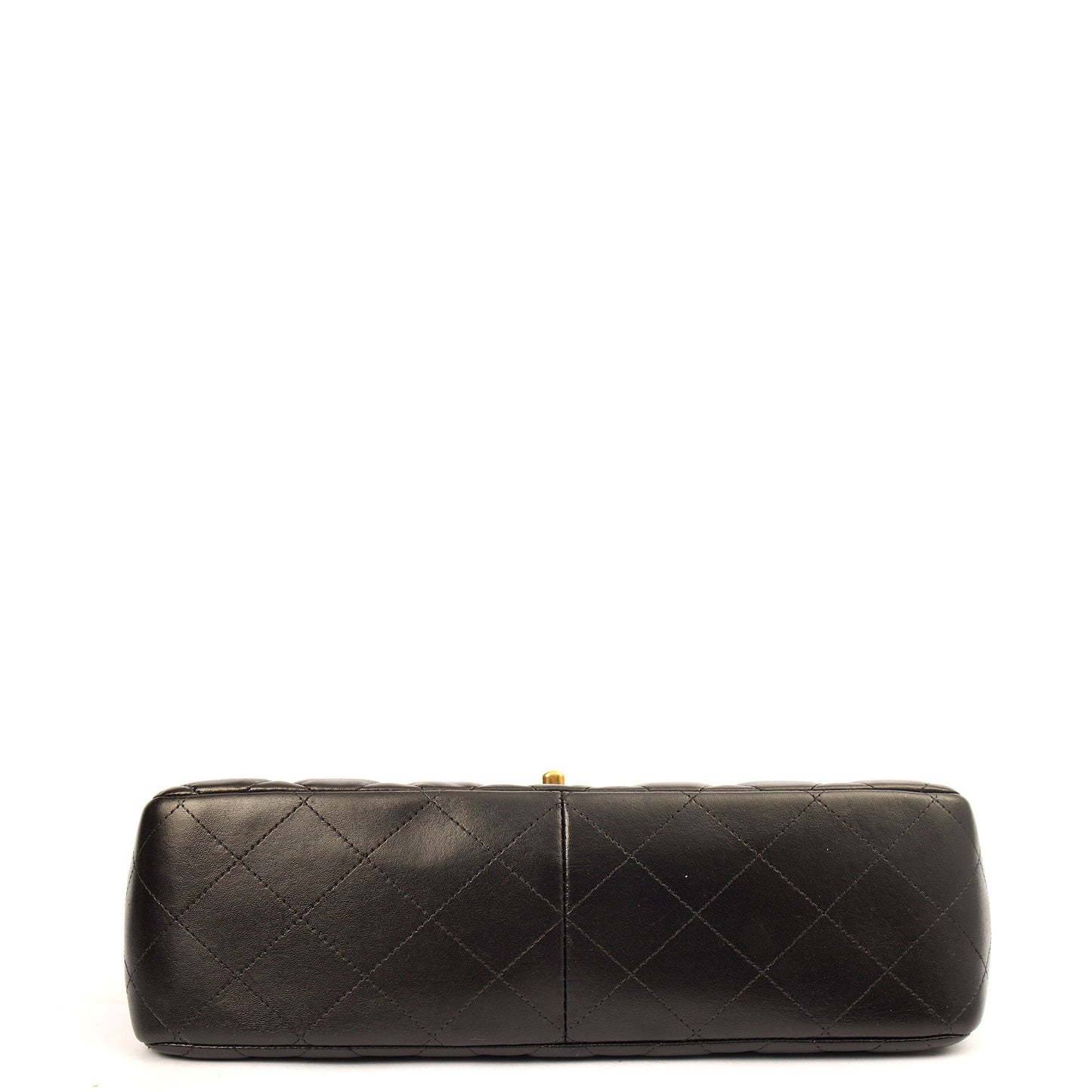 Chanel Shoulder Bag Classic Double Flap - Large in Black, Lambskin Leather — Alternate View 7