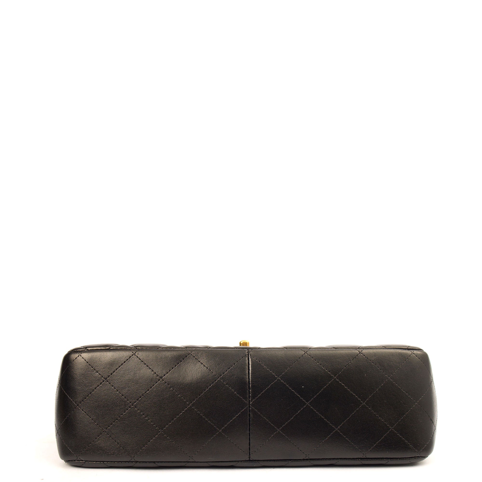 Chanel Shoulder Bag Classic Double Flap - Large in Black, Lambskin Leather — Alternate View 7