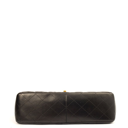Chanel Shoulder Bag Classic Double Flap - Large in Black, Lambskin Leather — Alternate View 7
