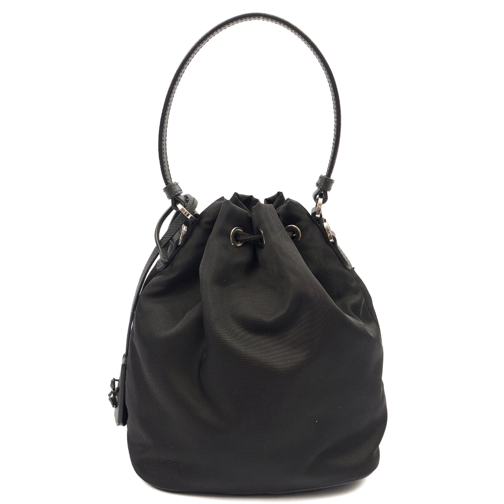 Prada Bucket Bag Bucket Bag in Black, Nylon — Alternate View 10