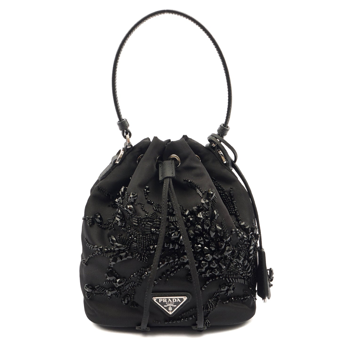 Prada Bucket Bag Bucket Bag in Black, Nylon — Alternate View 8
