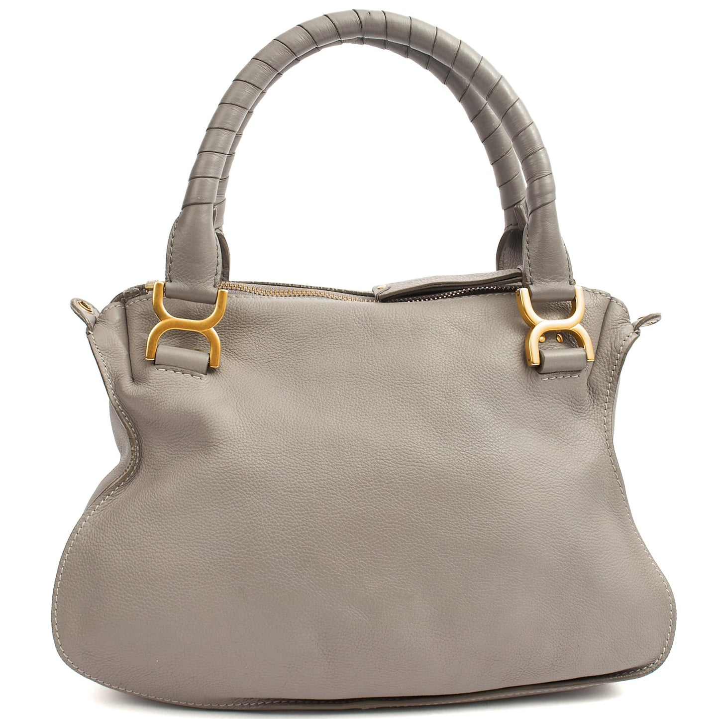 Chloe Tote Marcie - Medium in Grey, Calfskin Leather — Alternate View 10