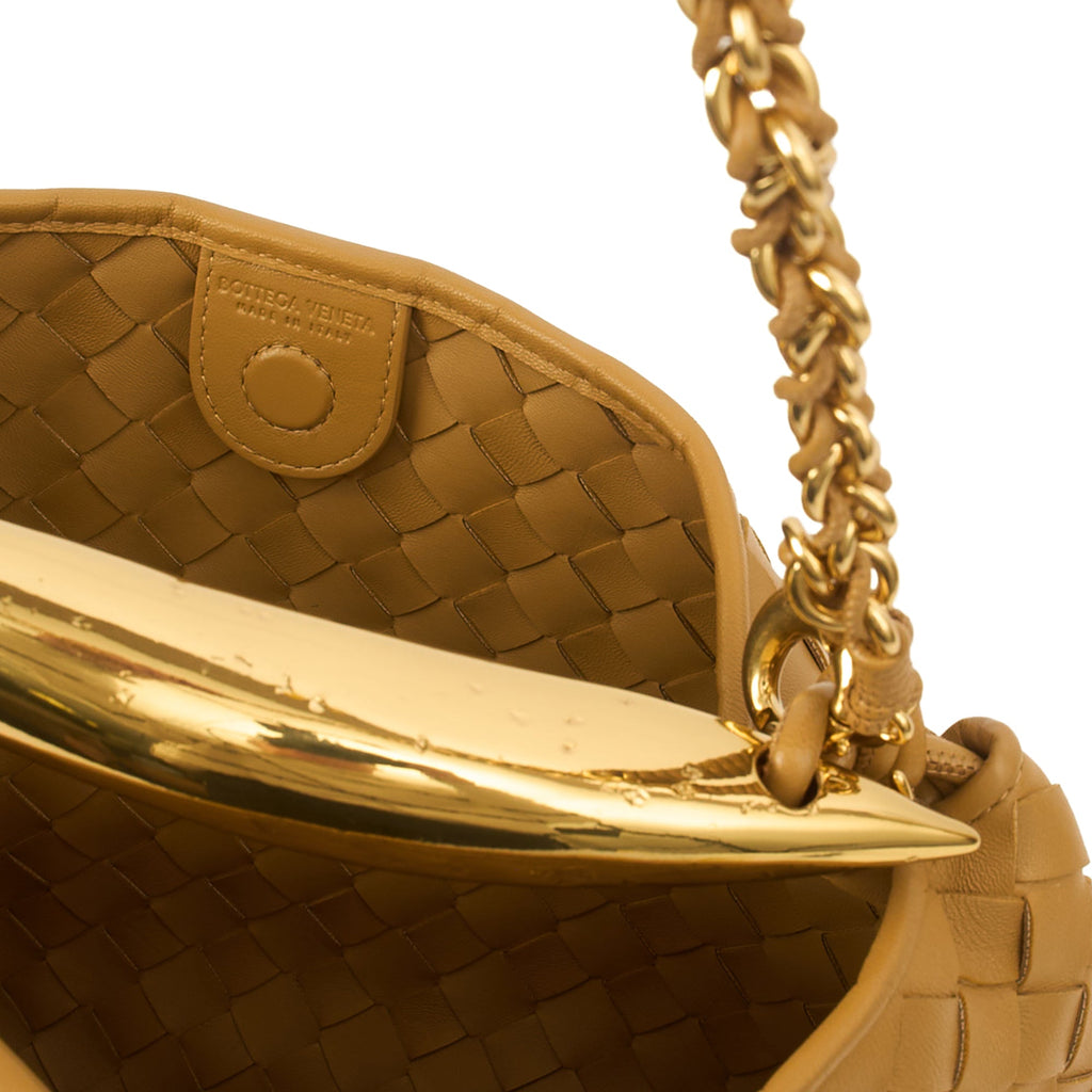 Bottega Veneta Top Handle Sardine - Small in Brown, Intrecciato Nappa — Alternate View 17
