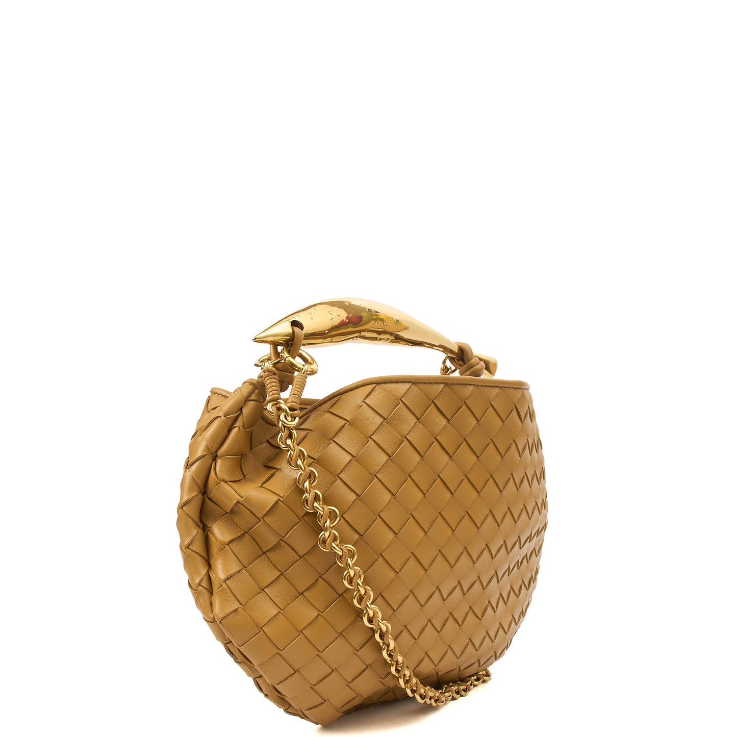 Bottega Veneta Top Handle Sardine - Small in Brown, Intrecciato Nappa — Alternate View 8