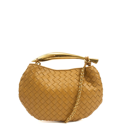 Bottega Veneta Top Handle Sardine - Small in Brown, Intrecciato Nappa — Alternate View 9
