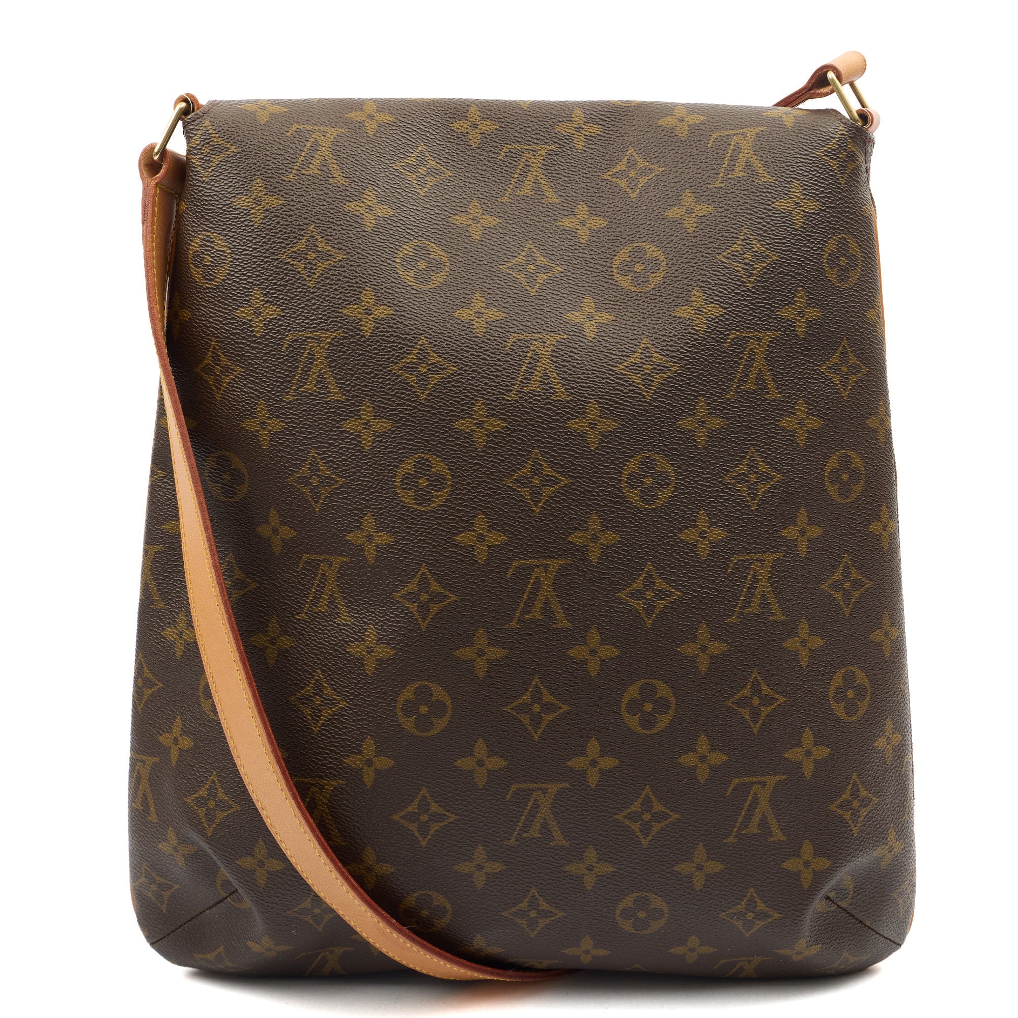 Louis Vuitton Cross Body Musette Salsa GM in Monogram, Canvas — Back View