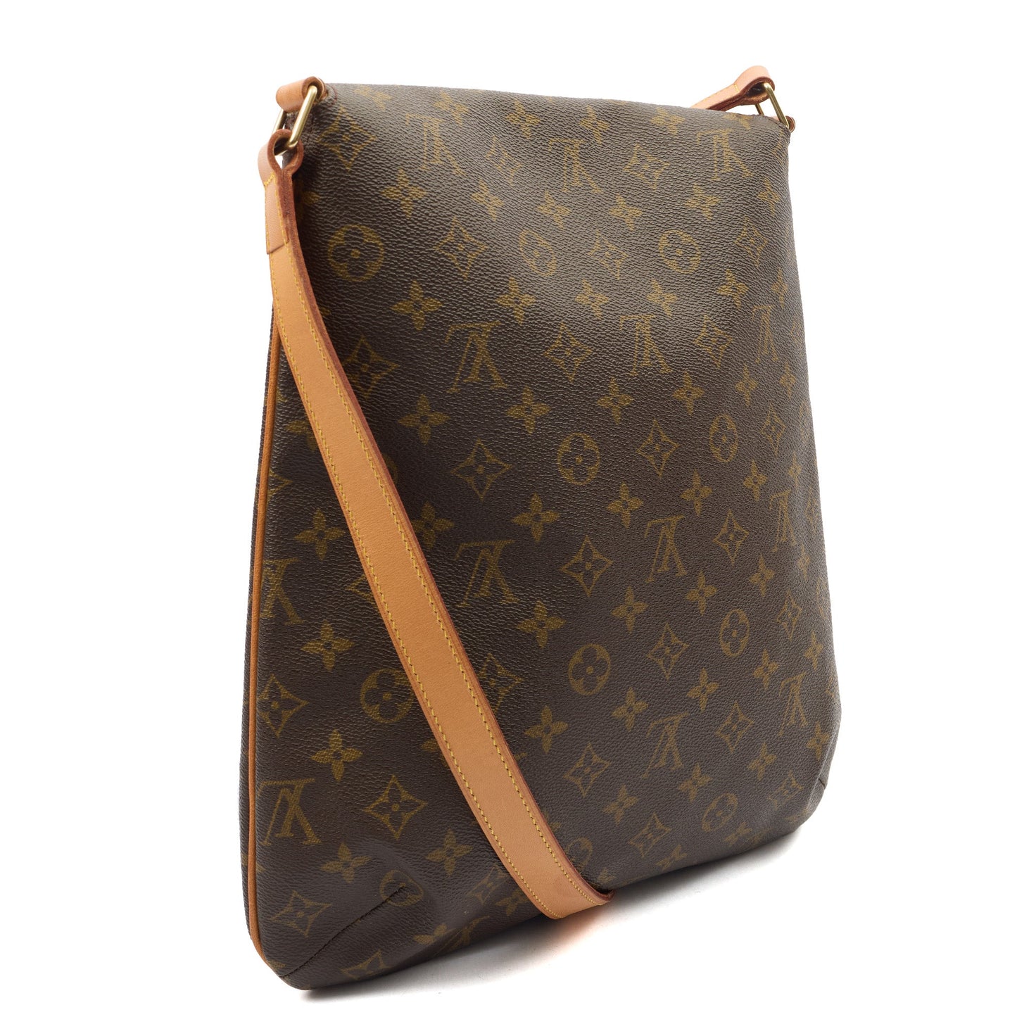 Louis Vuitton Cross Body Musette Salsa GM in Monogram, Canvas — Side View