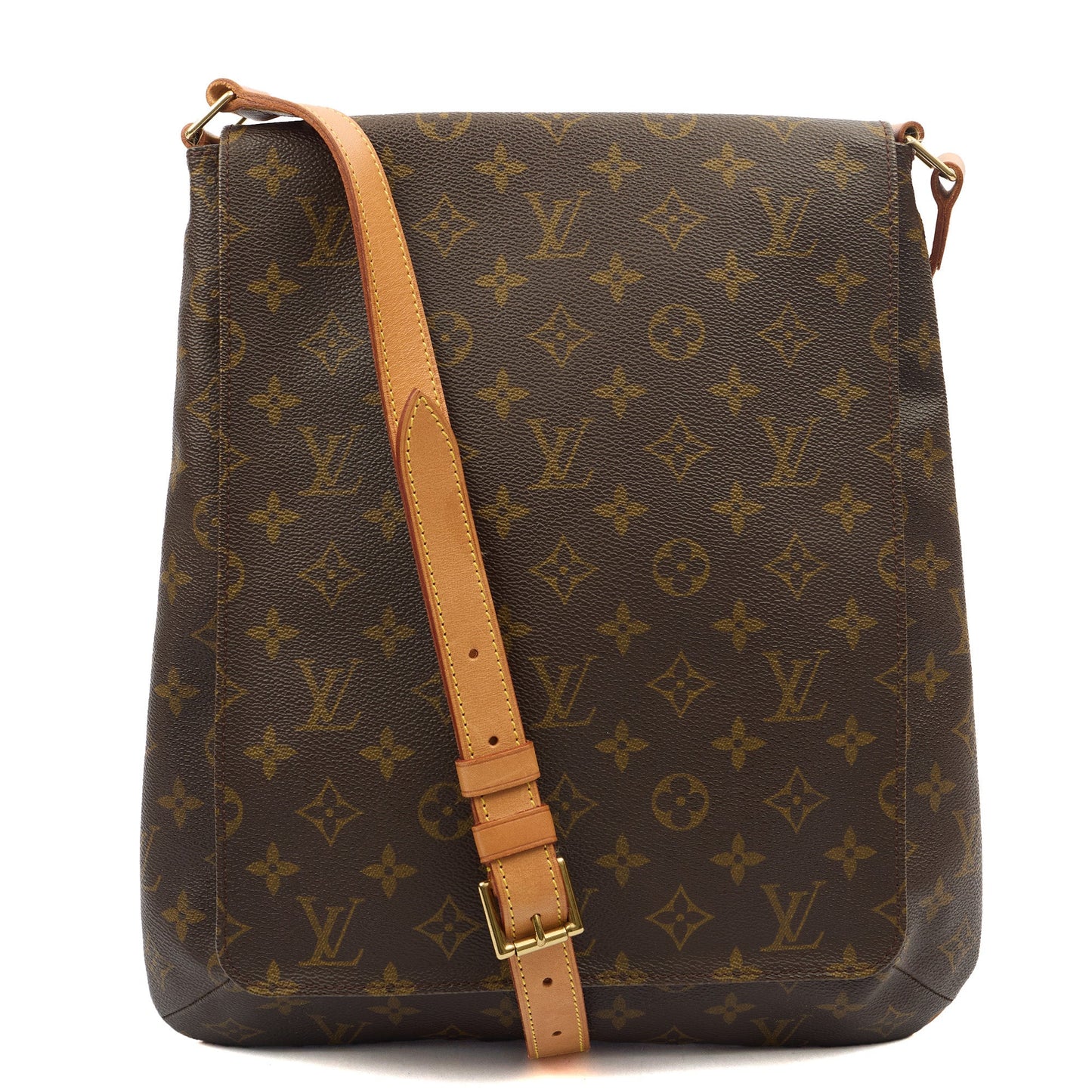 Louis Vuitton Cross Body Musette Salsa GM in Monogram, Canvas — Front View