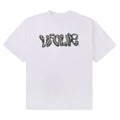 Vfour Ldn White Chrome Logo T-shirt — Small — Front View
