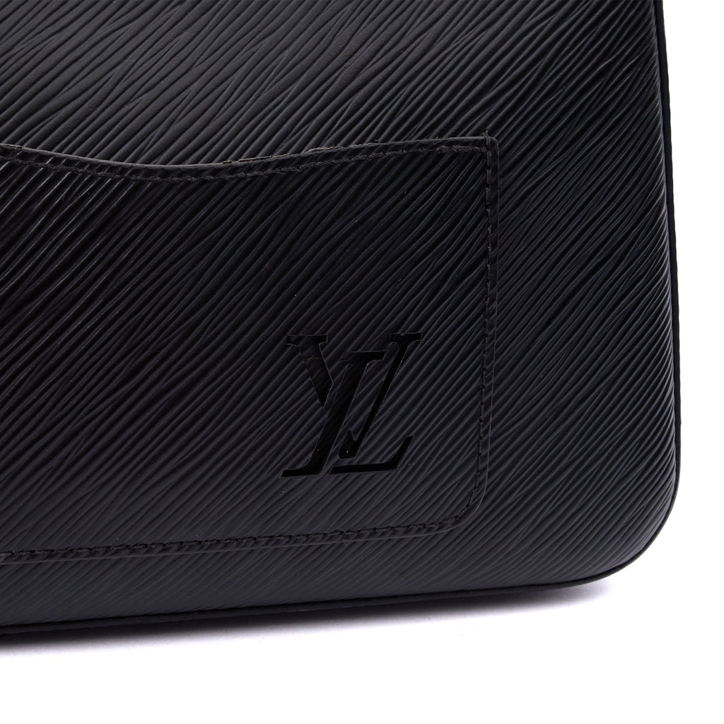 Louis Vuitton Cross Body Marelle Bag in Black, Epi Leather — Lifestyle View