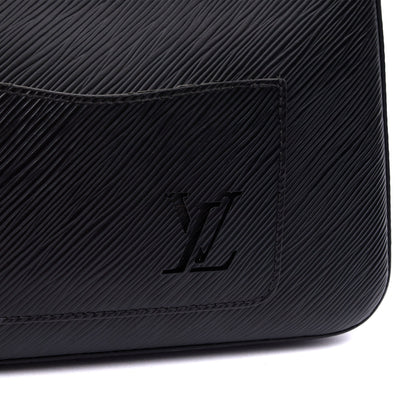 Louis Vuitton Cross Body Marelle Bag in Black, Epi Leather — Alternate View 20