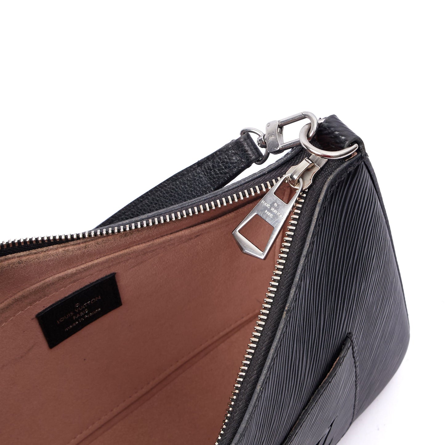 Louis Vuitton Cross Body Marelle Bag in Black, Epi Leather — Alternate View 7