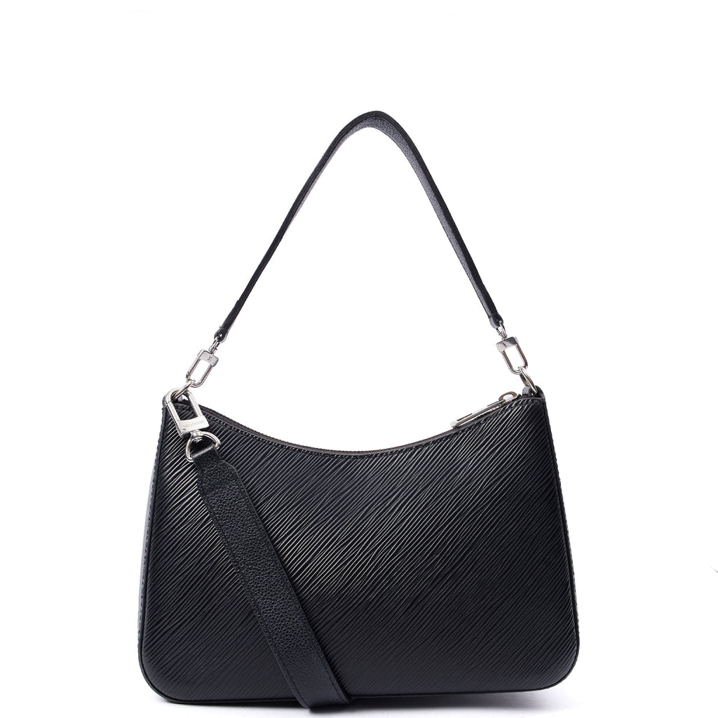 Louis Vuitton Cross Body Marelle Bag in Black, Epi Leather — Alternate View 17