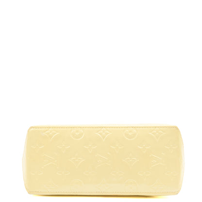 Louis Vuitton Tote Reade MM in Yellow, Miroir Vernis — Top View