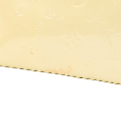 Louis Vuitton Tote Reade MM in Yellow, Miroir Vernis — Detail View