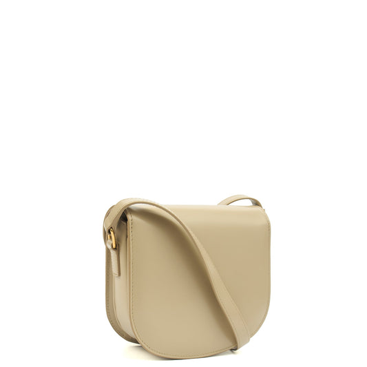 Celine Cross Body Triomphe - Teen in Mineral, Patent Leather — Side View