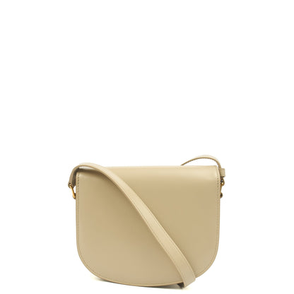 Celine Cross Body Triomphe - Teen in Mineral, Patent Leather — Back View