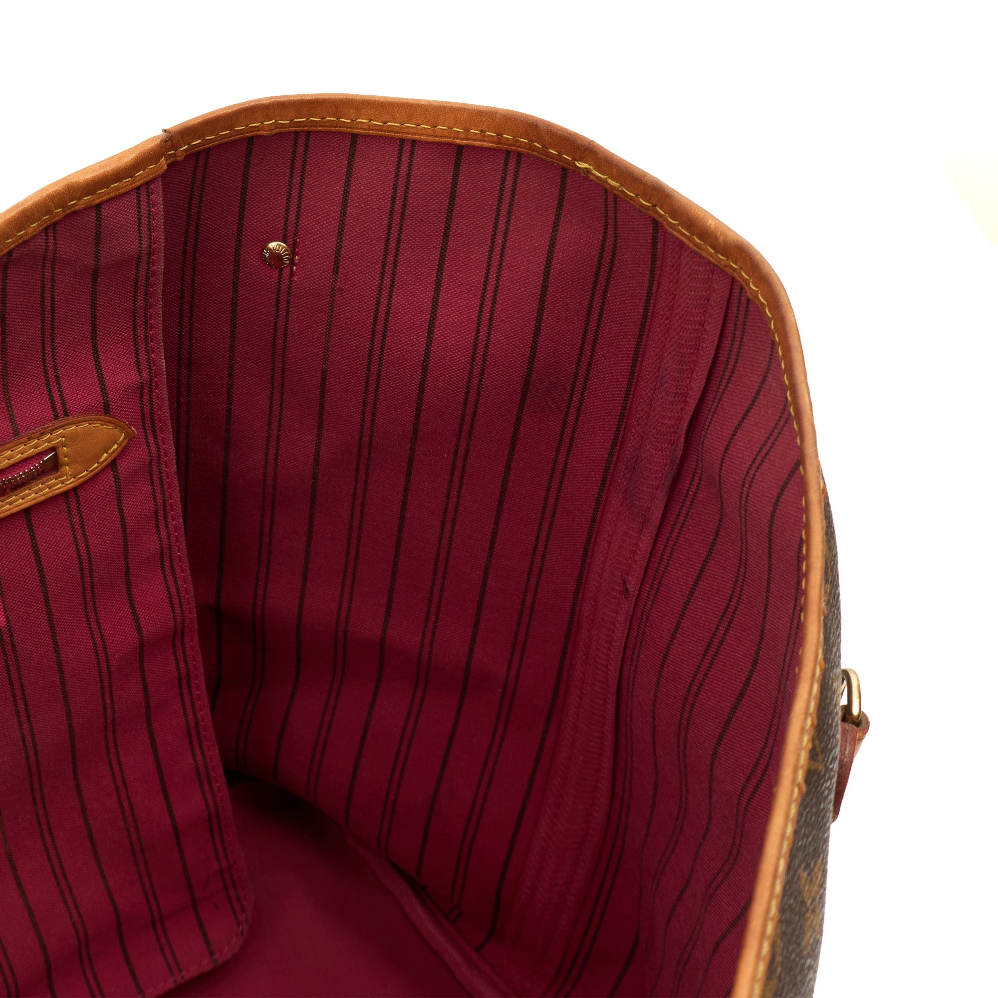 Louis Vuitton Tote Neverfull GM in Brown, Fabric — Alternate View 7