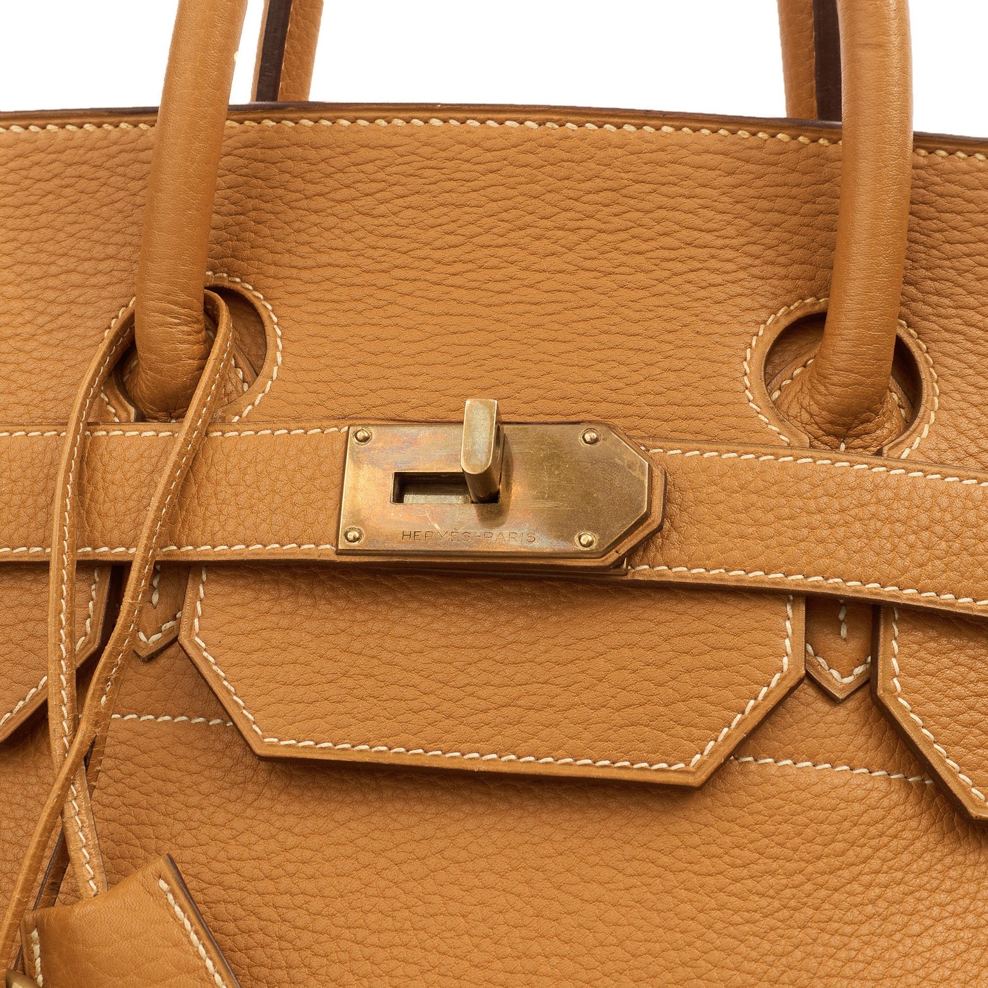 Hermes HAC (Haut à Courroies) 55 in Naturel Sable, Ardennes Leather — Alternate View 20