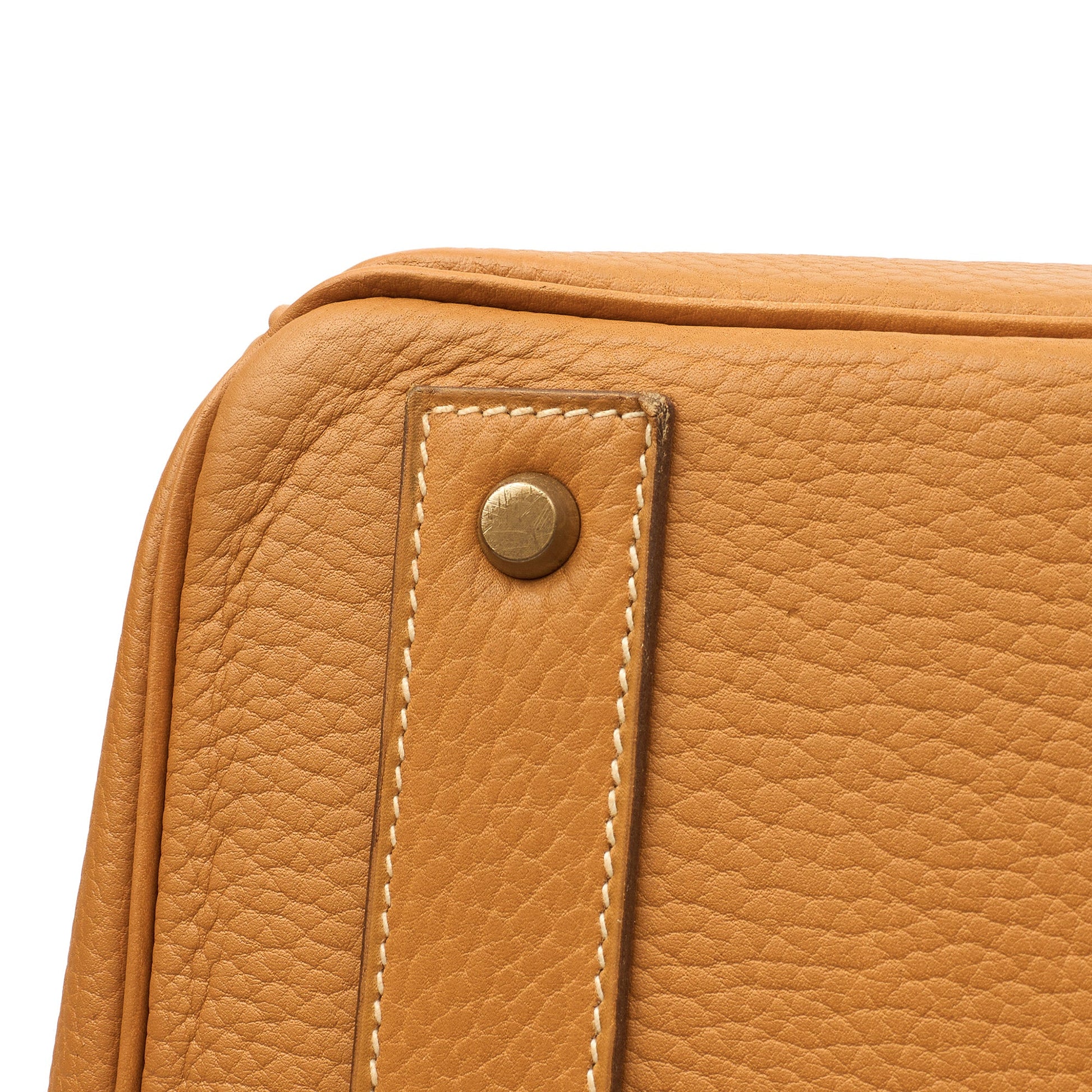 Hermes HAC (Haut à Courroies) 55 in Naturel Sable, Ardennes Leather — Alternate View 11