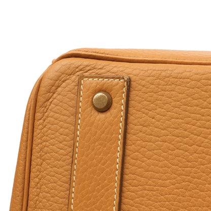 Hermes HAC (Haut à Courroies) 55 in Naturel Sable, Ardennes Leather — Alternate View 24
