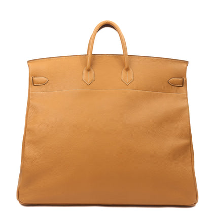 Hermes HAC (Haut à Courroies) 55 in Naturel Sable, Ardennes Leather — Alternate View 17