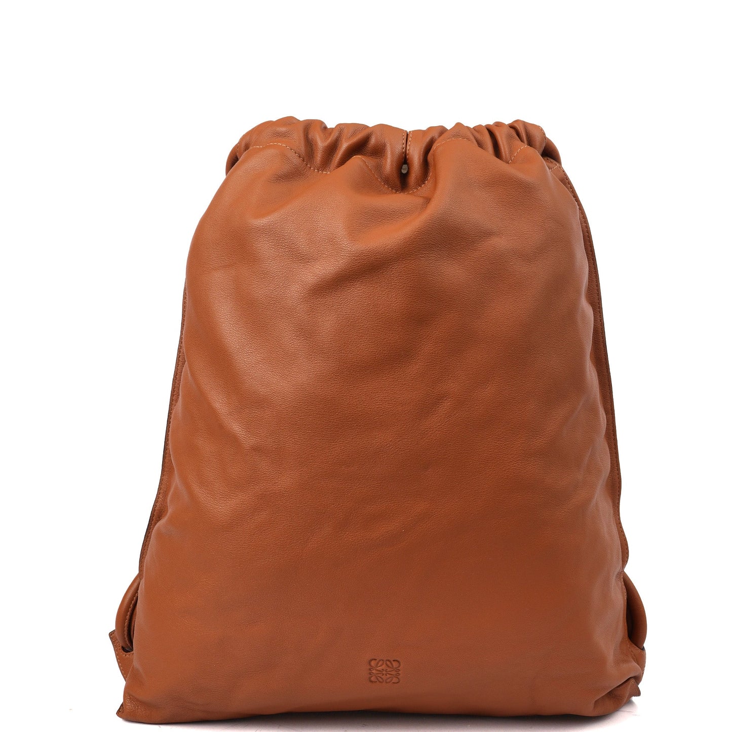 Loewe Backpack Yago Backpack in Brown, Leather — Front View