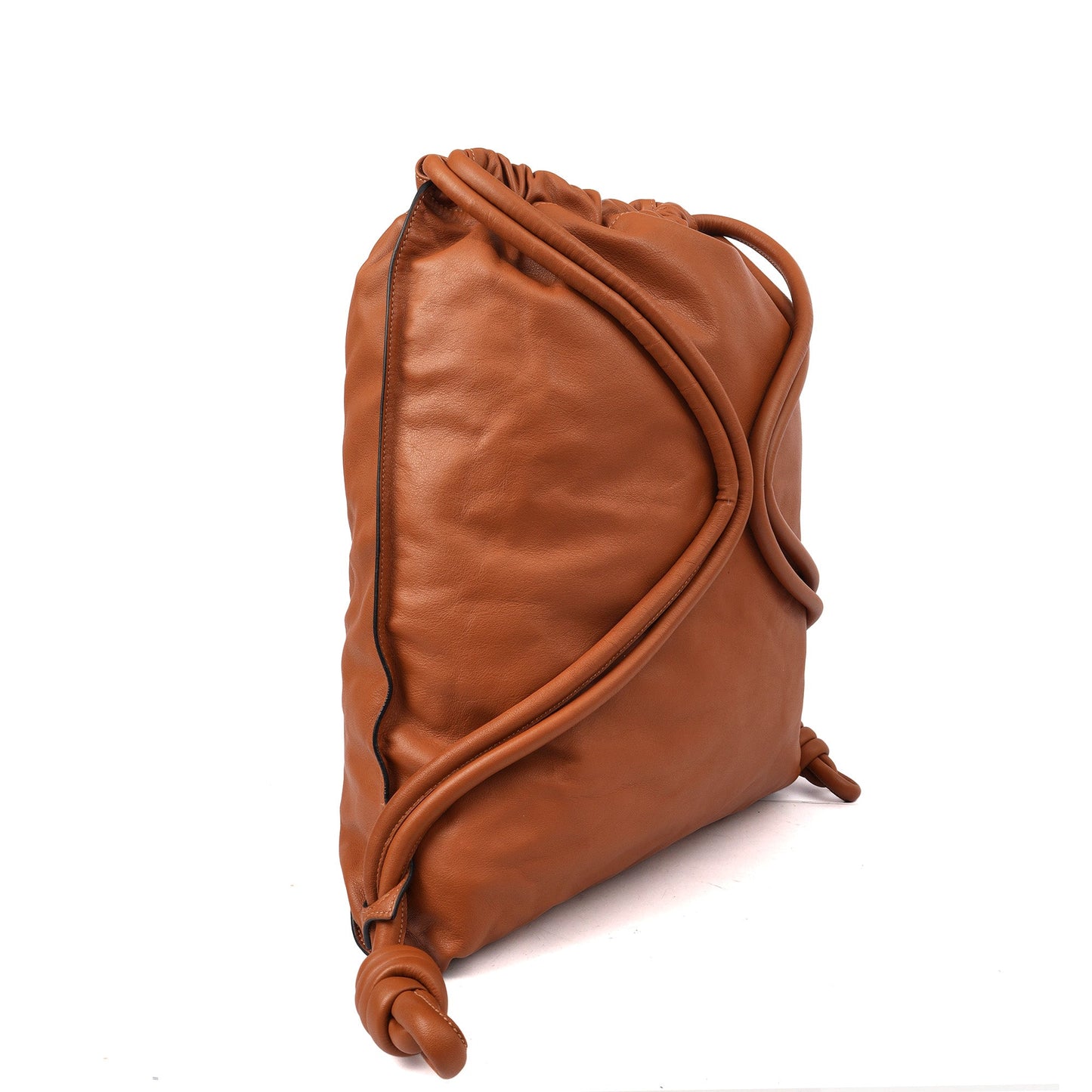 Loewe Backpack Yago Backpack in Brown, Leather — Side View