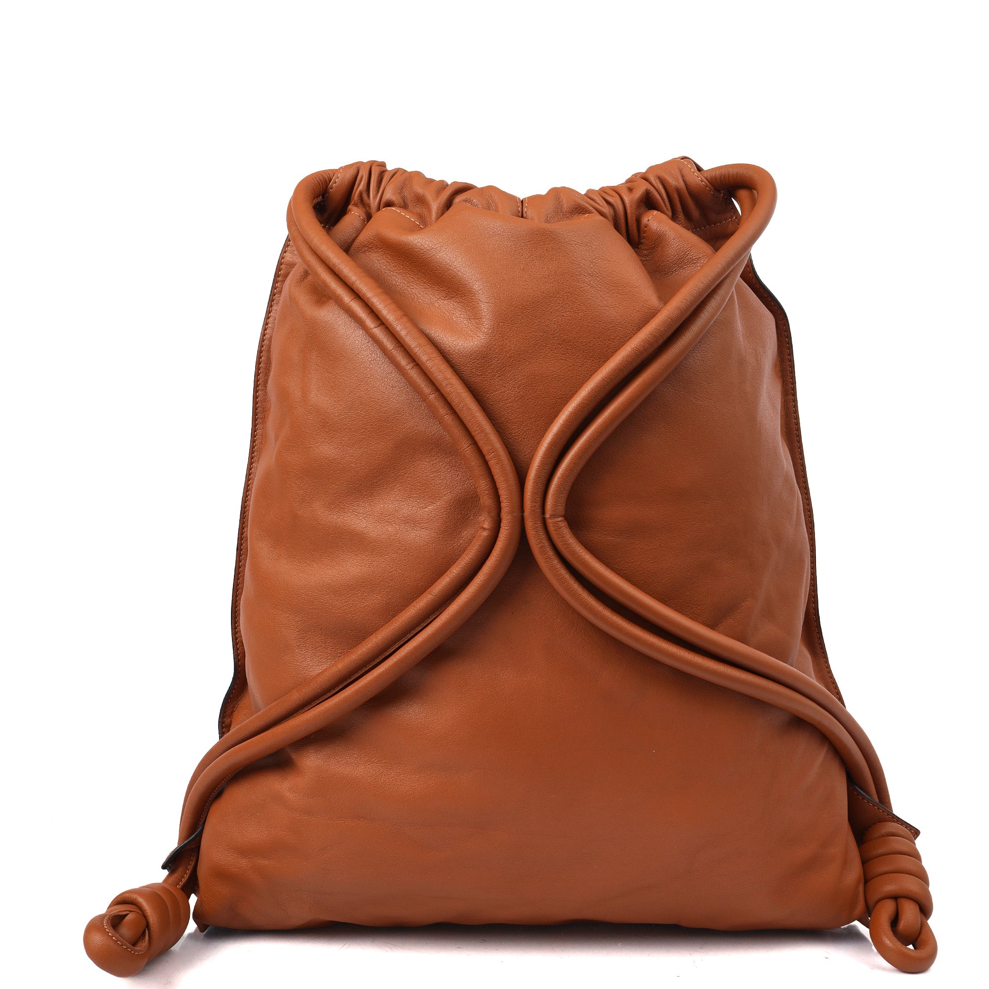Loewe Backpack Yago Backpack in Brown, Leather — Alternate View 10