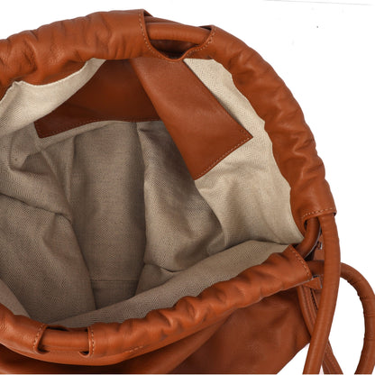 Loewe Backpack Yago Backpack in Brown, Leather — Alternate View 7
