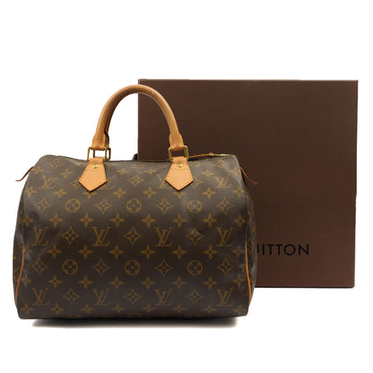 Louis Vuitton Top Handle Speedy 30 in Monogram, Canvas — Lifestyle View