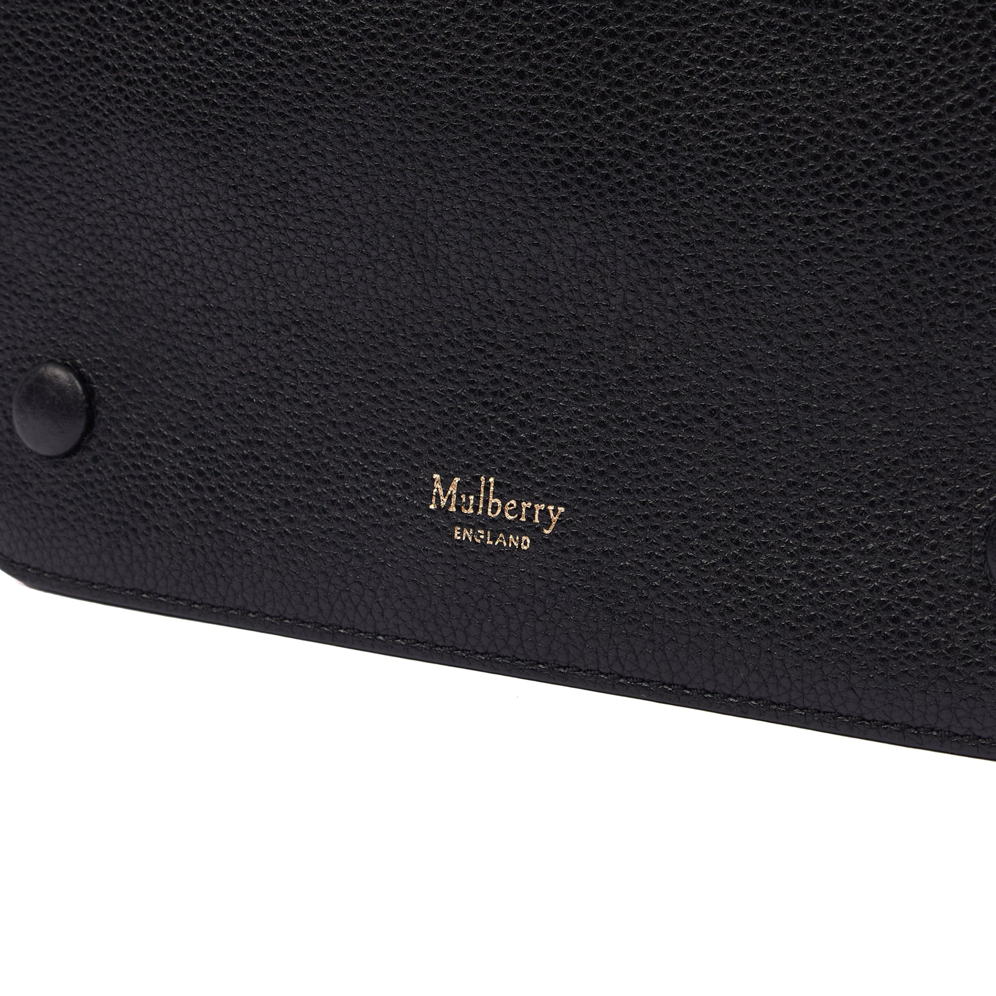 Mulberry Cross Body Clifton in Black, Calfskin Leather — Lifestyle View