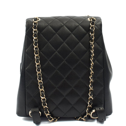 Chanel Backpack Duma Backpack in Black, Caviar Leather — Alternate View 10