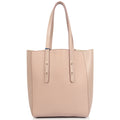 Aspinal of London Tote Essential Tote in Grey, Leather — Front View
