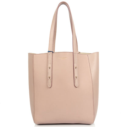 Aspinal of London Tote Essential Tote in Grey, Leather — Front View