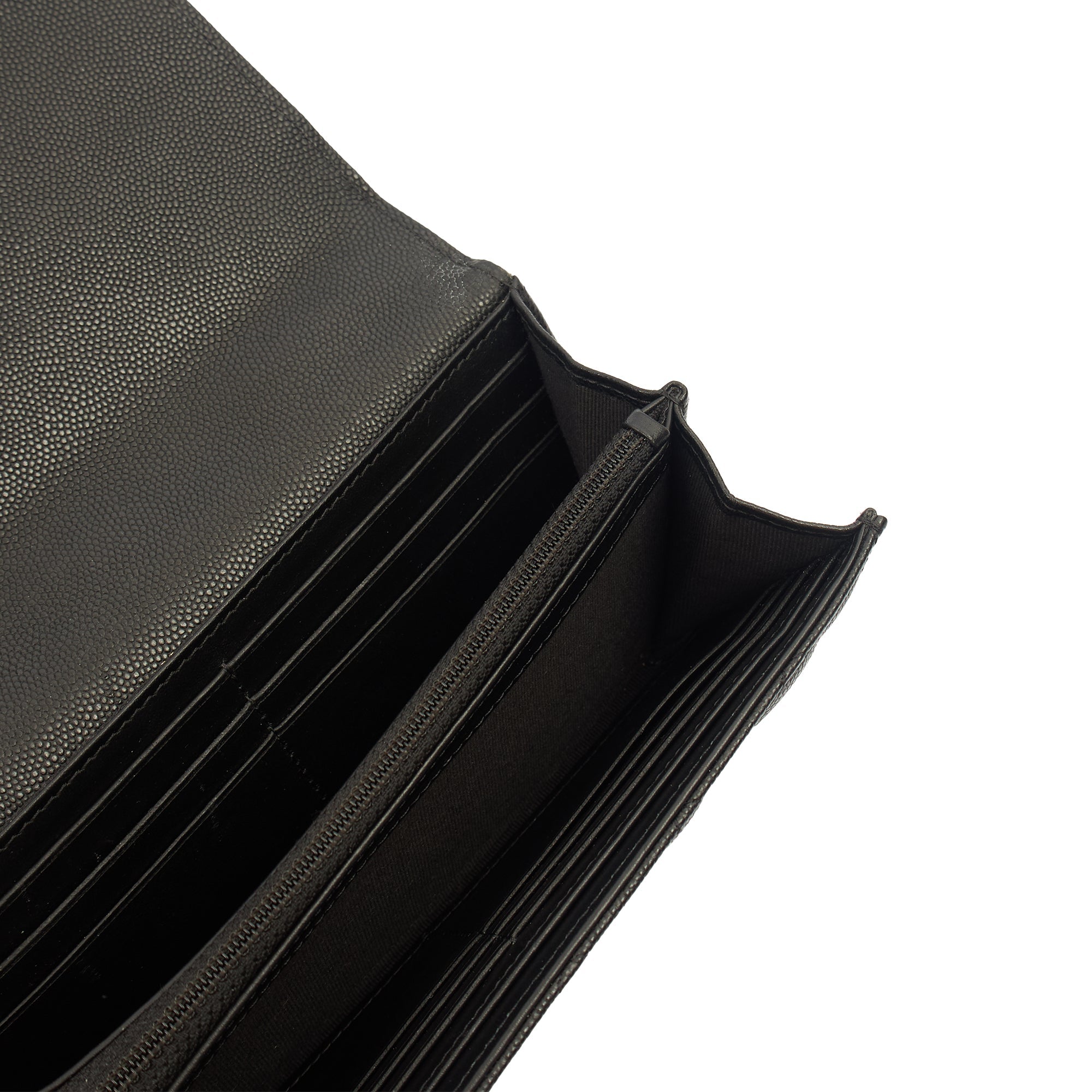 Chanel Cross Body Wallet on Chain in Black, Caviar Leather — Alternate View 8