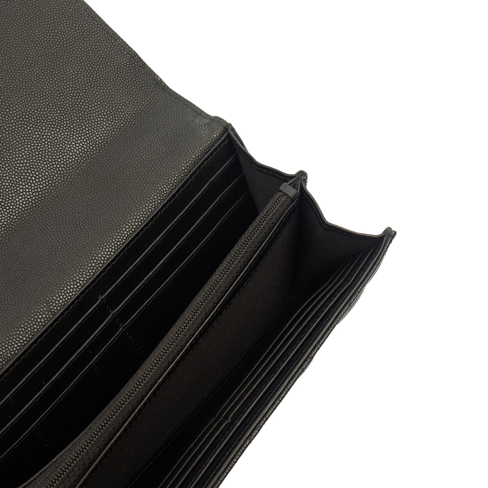 Chanel Cross Body Wallet on Chain in Black, Caviar Leather — Alternate View 16