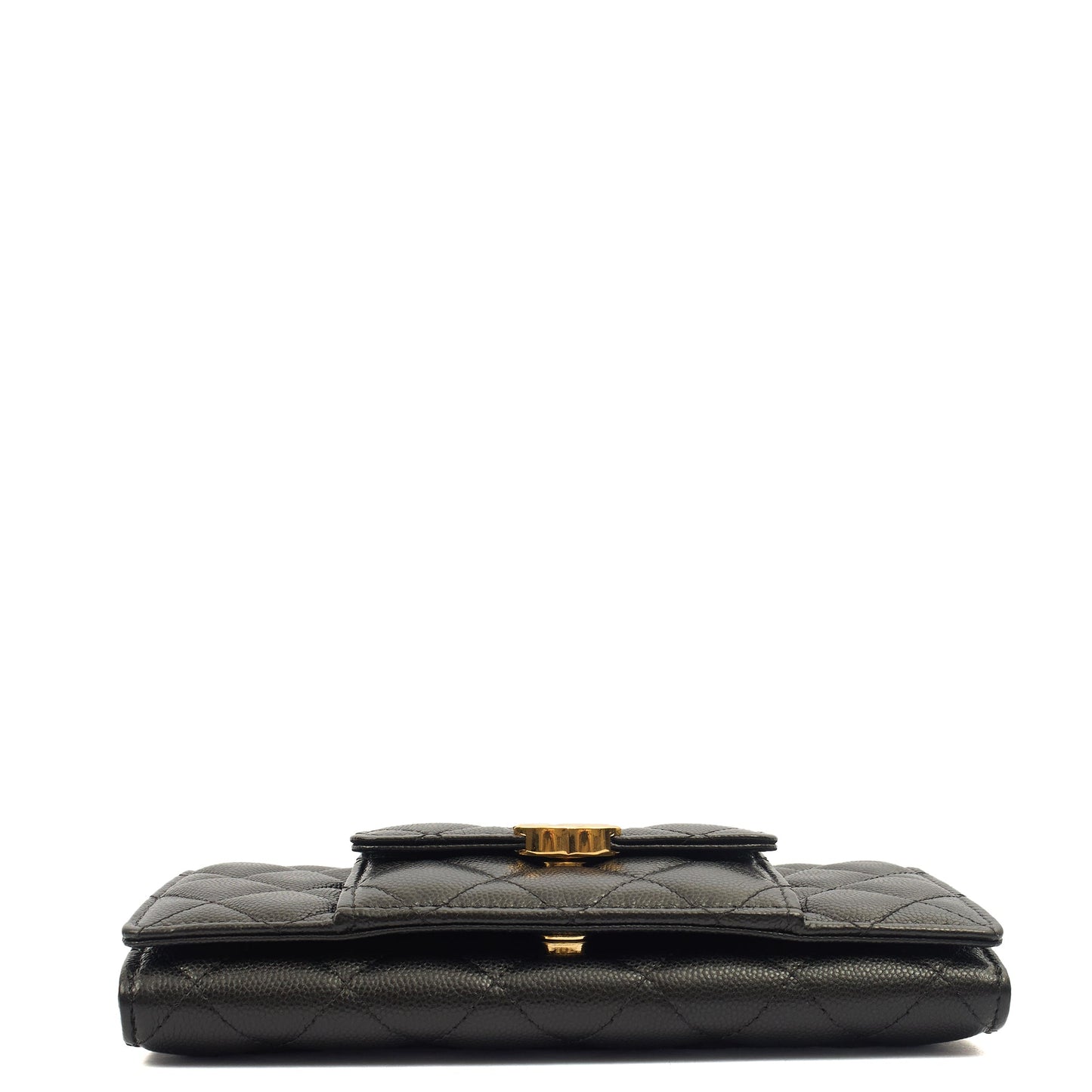 Chanel Cross Body Wallet on Chain in Black, Caviar Leather — Alternate View 20