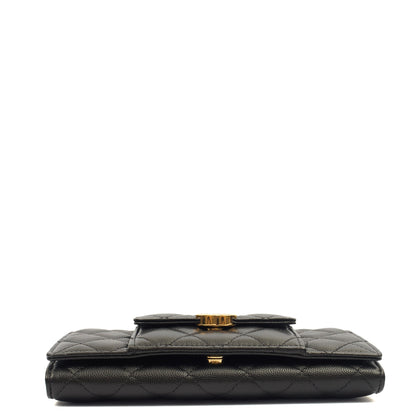 Chanel Cross Body Wallet on Chain in Black, Caviar Leather — Alternate View 20