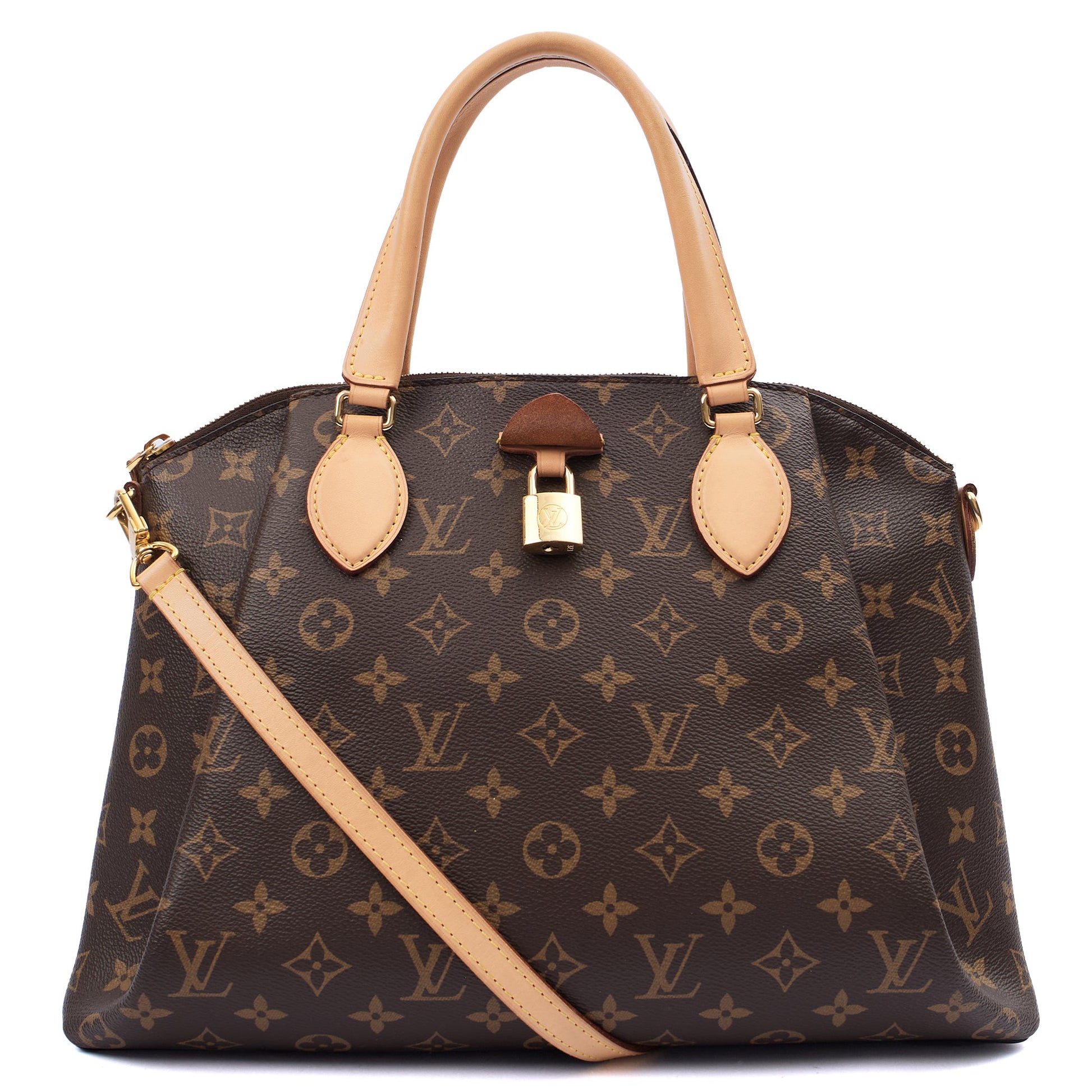 Louis Vuitton Tote Rivoli PM in Monogram, Canvas — Front View
