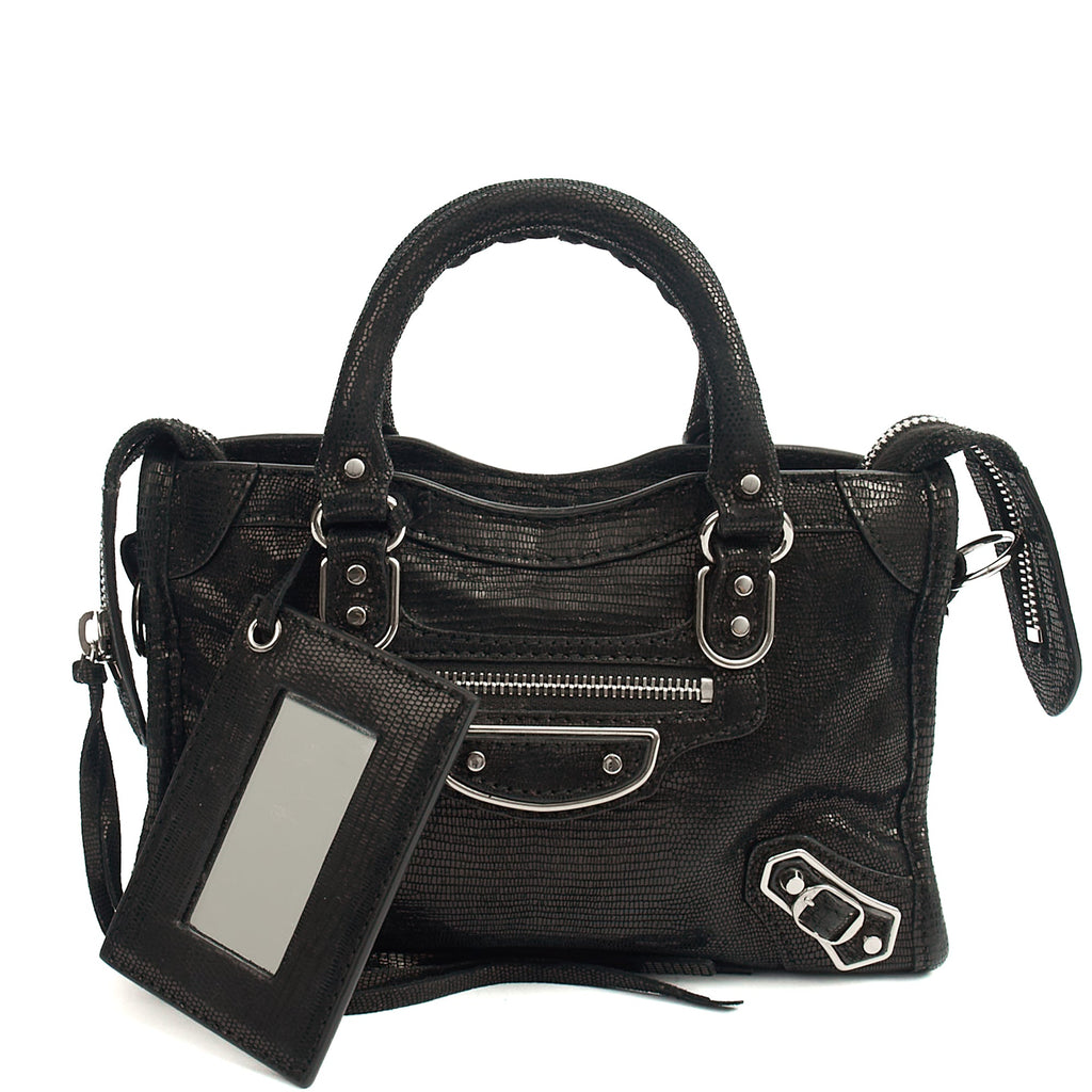 Balenciaga Mini Bag Classic City - Mini in Black, Fabric — Alternate View 8